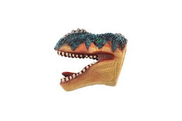 Maňásek hlava dinosaura guma 5x10cm mix druhů 12ks v boxu