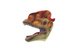 Maňásek hlava dinosaura guma 5x10cm mix druhů 12ks v boxu