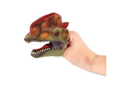 Maňásek hlava dinosaura guma 5x10cm mix druhů 12ks v boxu