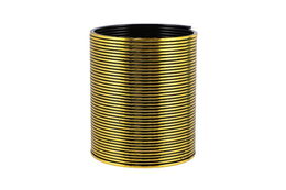 Spirála/pružina kovový efekt plast průměr 8,5cm 3 barvy 6ks v boxu