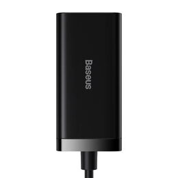 Rychlonabíječka do sítě Baseus GaN3, 2x USB-A, 2x USB-C 100W černá