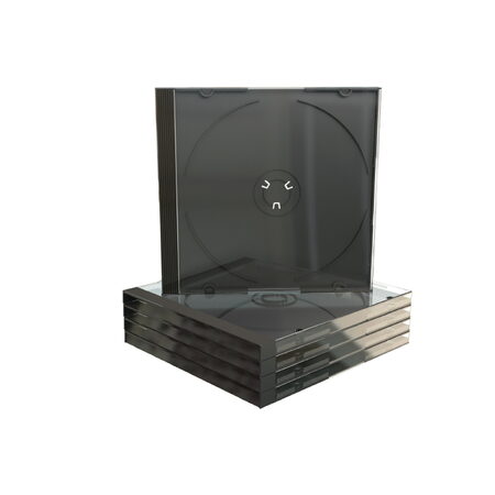 Obal na 1 CD 10.4mm černý - karton 100 ks