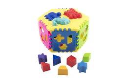 Vkládačka mořský svět šestihran plast 23x15cm v sáčku