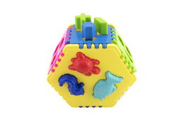 Vkládačka mořský svět šestihran plast 23x15cm v sáčku