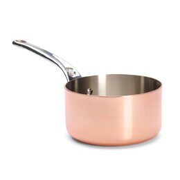 Hrnec de Buyer, 6206.16 PRIMA MATERA, rukojeť z nerezové oceli, průměr 16 cm,
výška 8,3 cm, objem 1,8 L, váha: 1,37 kg