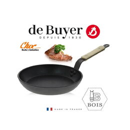 Nepřilnavá pánev de Buyer, 8780.24, Choc B BOIS, nepřilnavá, 24 cm