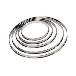 Kruhový rám de Buyer, 3098.03, perforovaný, průměr 7,5 cm, nerez