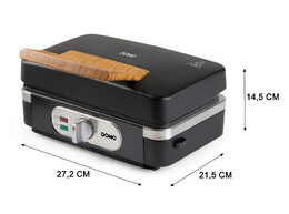 Sendvičovač - Gril - Vaflovač - 3v1 - černý - DOMO DO9278C, příkon 1 100 W, term