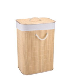 ALPINA Koš na prádlo bambus skládací přírodní 40x30x56cm ED-249795prir