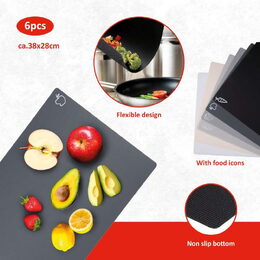 ALPINA Prkénko na krájení ohebné sada 6 ks 38x28cm ED-223849
