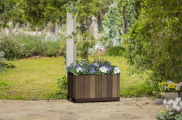 Květináč Keter Deco Rectangle walnut