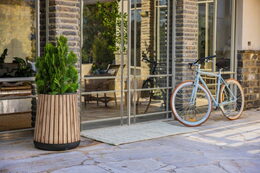 Květináč Keter Deco Conic walnut