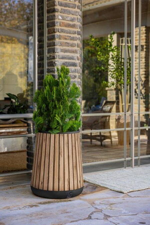 Květináč Keter Deco Conic walnut