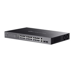 Switch TP-Link ES228GMP 2x GLan, 24x GLan s PoE+, 2x SPF, 384W, 19", Omáda SDN