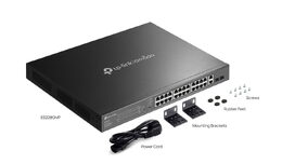 Switch TP-Link ES228GMP 2x GLan, 24x GLan s PoE+, 2x SPF, 384W, 19", Omáda SDN
