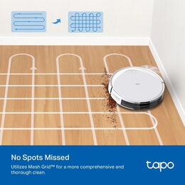 Vysavač TP-Link Tapo RV20 Max Plus White robotický s mopem, 5300Pa, MagSlim