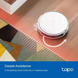 Vysavač TP-Link Tapo RV20 Max Plus White robotický s mopem, 5300Pa, MagSlim