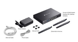 Router TP-Link DR3650V VPN WiFi 6, 1x GWAN + 4x GLAN, 1x DSL, 2x FXS, USB,  Omáda SDN