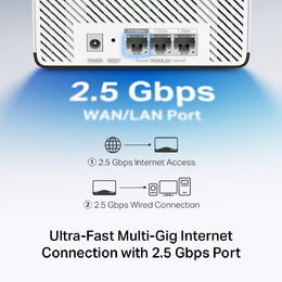 WiFi router TP-Link Mercusys Halo H27BE(2-pack) WiFi 7, BE3600, 1x 2.5GLAN, 2x GLAN, 2,4/5 GHz