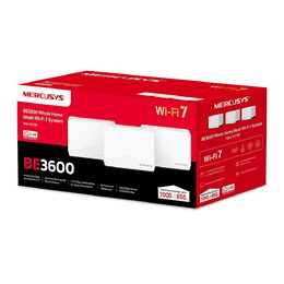 WiFi router TP-Link Mercusys Halo H27BE(2-pack) WiFi 7, BE3600, 1x 2.5GLAN, 2x GLAN, 2,4/5 GHz