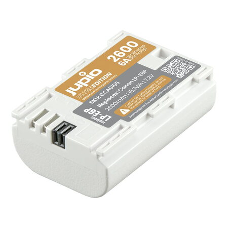 Baterie Jupio LP-E6P ULTRA 2600mAh (6A continuous discharge) 18.7Wh pro Canon EOS R5 Mark II