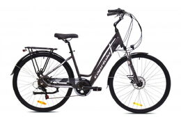 Elektrokolo Capriolo E-City Lady 28 E-BIKE šedo stříbrná