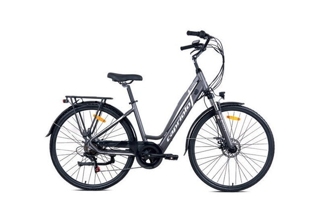 Elektrokolo Capriolo E-City Lady 28 E-BIKE šedo olivová