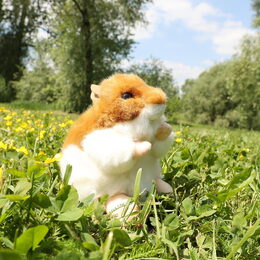 Rappa Plyšový křeček 13 cm ECO-FRIENDLY