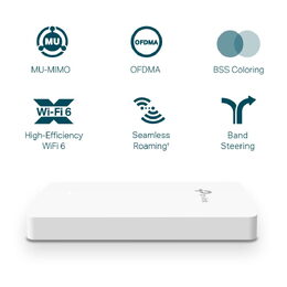 WiFi router TP-Link EAP615-Wall(5-pack) AP, 3x GLAN, 2,4 a 5 GHz, AX1800, Omáda SDN