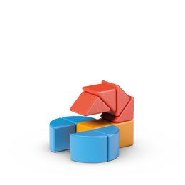 Geomag Magicube Blocks&Cards 16 dílků