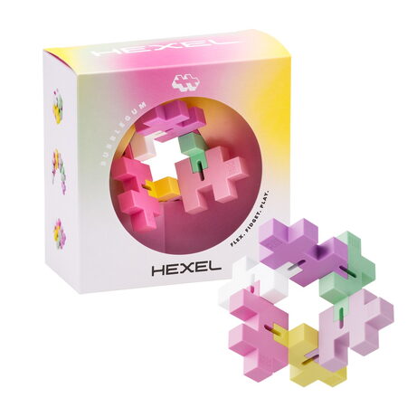 Plus-Plus Hexel Bubblegum