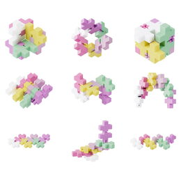 Plus-Plus Hexel Bubblegum