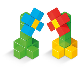 Geomag Magicube Full Color 128 dílků
