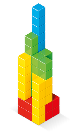 Geomag Magicube Full Color 128 dílků