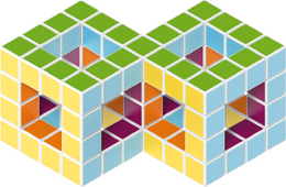 Geomag Magicube Art 64 dílků