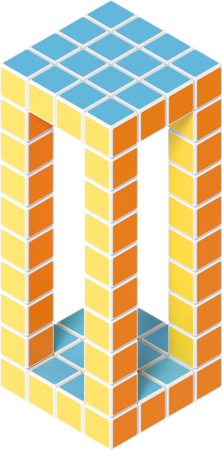 Geomag Magicube Art 64 dílků