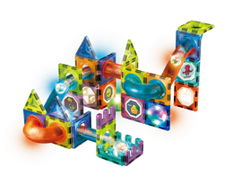 Kuličkodráha magnetická se světlem 75ks