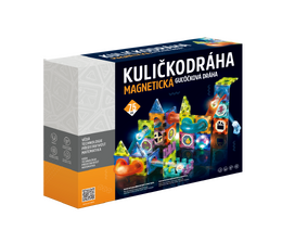 Kuličkodráha magnetická se světlem 75ks