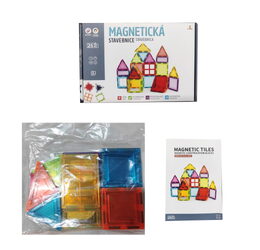 Magnetická stavebnice 26ks