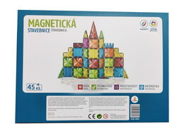 Magnetická stavebnice 45ks