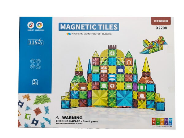 Magnetická stavebnice 115ks