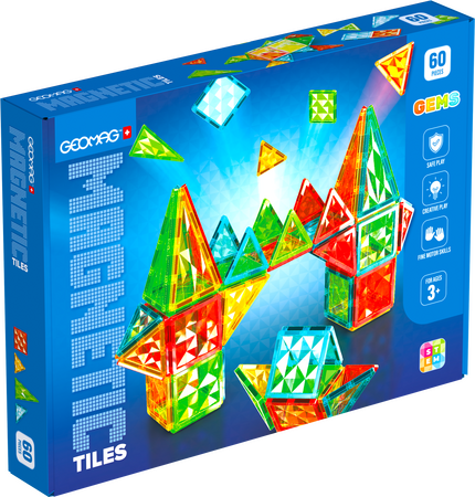 Geomag Magnetic Tiles 60 dílků