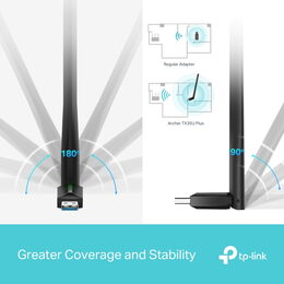 USB klient TP-Link Archer TX35U PLUS AX 1800 adaptér, 2,4/5GHz, USB 3.0
