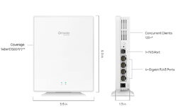 WiFi router TP-Link EAP603GP-Desktop AP WiFi 6, 1x GPON, 1x FXS, 4x GLan, 2,4/5 GHz, AX1800, Omada SDN