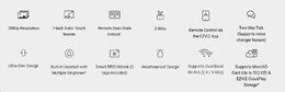 Chytrý zvonek Ezviz HP5 Wi-Fi, 7" dotykový monitor, videotelefon