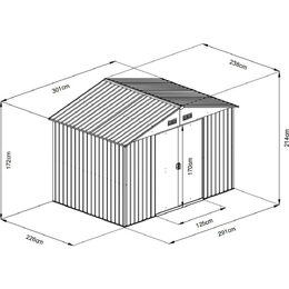 FZDO 1007 Zahradní domek FIELDMANN