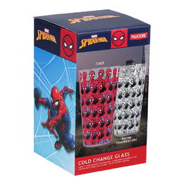 Spiderman sklenice měnící