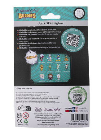 Postavička Crystal Art - Jack Skellington