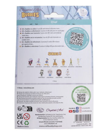Postavička Crystal Art - Olaf