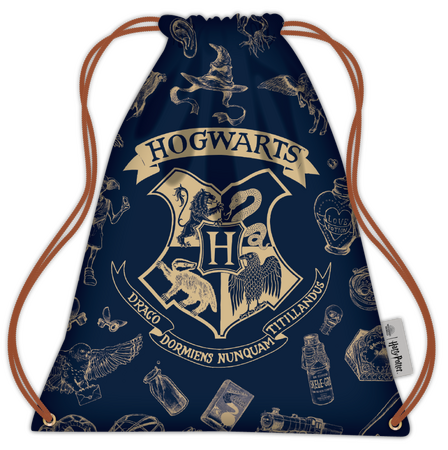 Harry Potter pytlík stahovací (Navy & Gold)